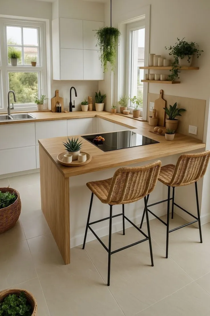 استفاده از ظروف و سبد حصیری